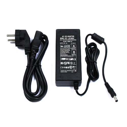 60W5A DC12V Plastic Shell Enclosed Power Supply Adapter For LED Strip Light